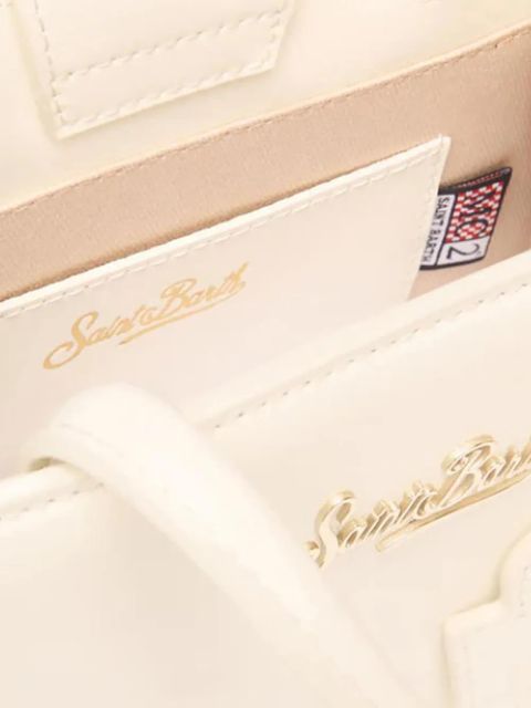 MC2 Saint Barth mini leather tote bag - Neutrals