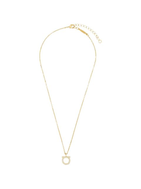 Ferragamo S Gancini crystals necklace - Gold - zdjęcie produktu nr 1