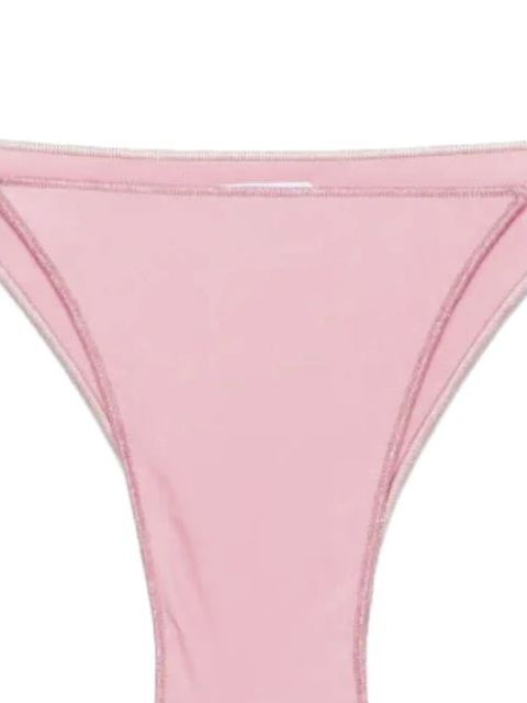 La Reveche trim-detail bikini bottom - Pink
