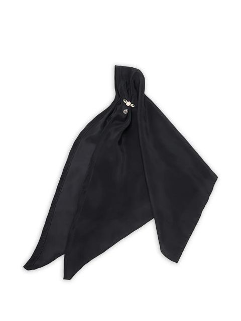 Maison Michel Irine scarf - Black - zdjęcie produktu nr 1