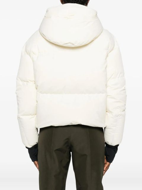 Moncler Grenoble hooded zip-up jacket - Neutrals
