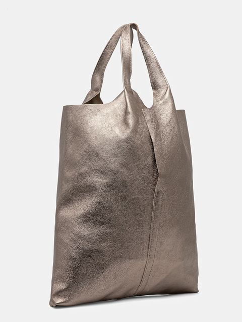 Answear.LAB torebka skórzana kolor brązowy - zdjęcie produktu nr 2