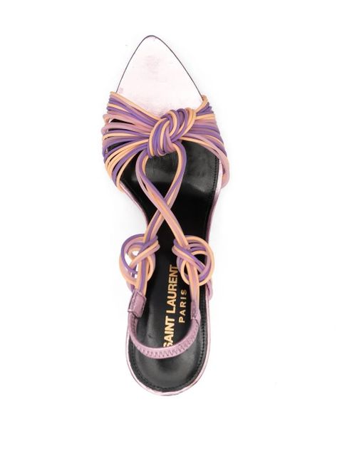 Saint Laurent Scoubi 105 sandals - Purple