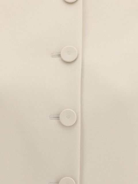 Chloé collarless fitted jacket - Neutrals - zdjęcie produktu nr 2