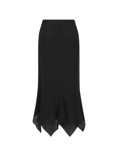 Valentino Garavani asymmetric-hem midi skirt - Black - zdjęcie produktu nr 2