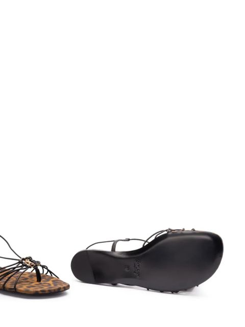 Saint Laurent Babylone sandals - Brown