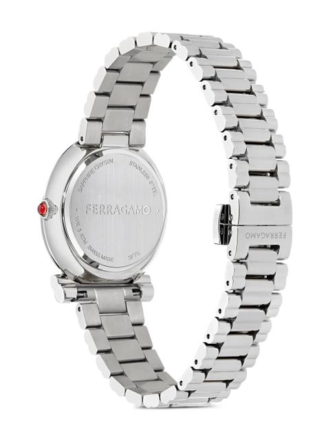 Ferragamo Twisted Gancini 28mm - Silver - zdjęcie produktu nr 2