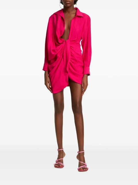 Jacquemus La Robe Bahia mini dress - Pink - zdjęcie produktu nr 2