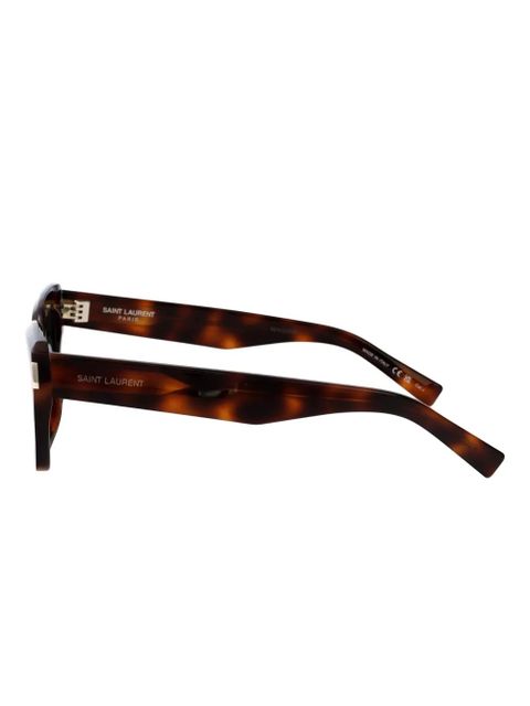 Saint Laurent Eyewear square-frame sunglasses - Brown