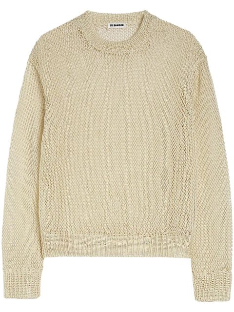Jil Sander open knit Sweater - Neutrals - zdjęcie produktu nr 1