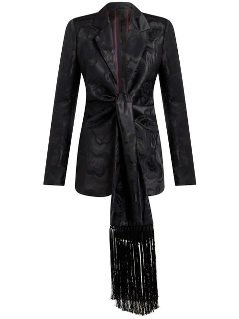 ETRO jacquard scarf jacket - Black - zdjęcie produktu nr 1