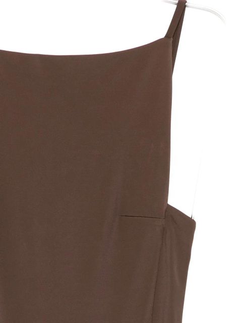 Jacquemus open-back swimsuit - Brown