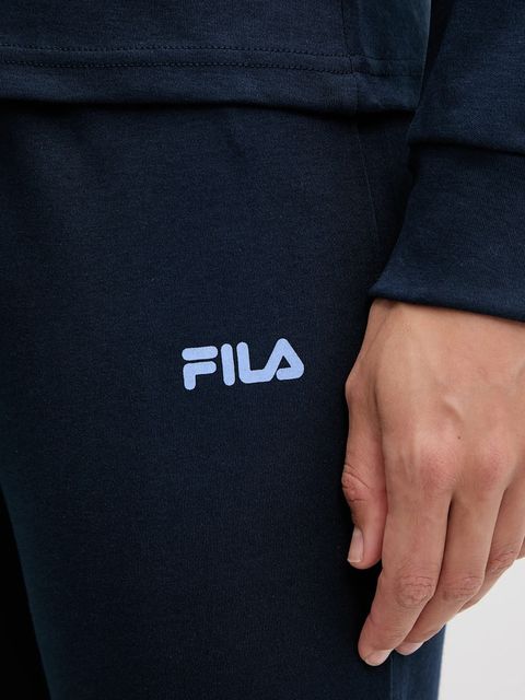 Fila piżama bawełniana damska kolor granatowy bawełniana FPW4220