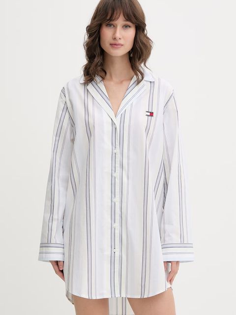 Tommy Hilfiger koszula piżamowa damska bawełniana - zdjęcie produktu nr 1