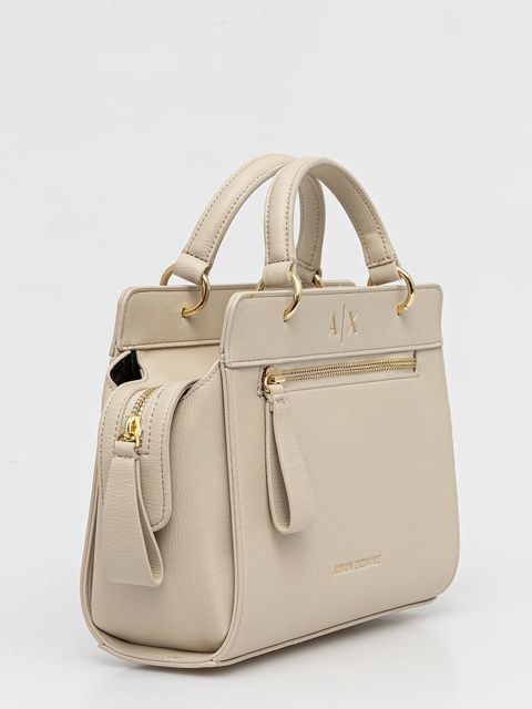 Armani Exchange torebka kolor beżowy XW001554 AF17117