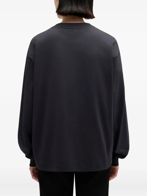 GANNI long-sleeve sweatshirt - Grey