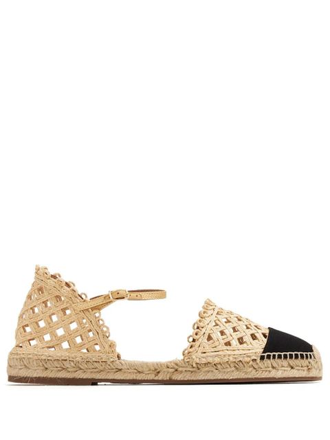 Aquazzura Sunburst almond-toe espadrilles - Neutrals - zdjęcie produktu nr 1
