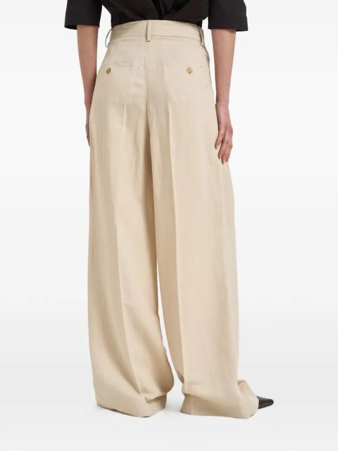 Weekend Max Mara pleated wide-leg trousers - Neutrals