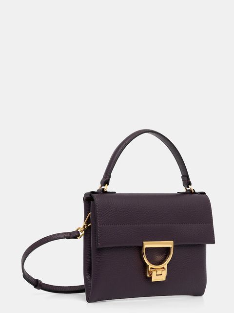 Coccinelle torebka skórzana Arlettis kolor fioletowy E1 MD5 19 03 01