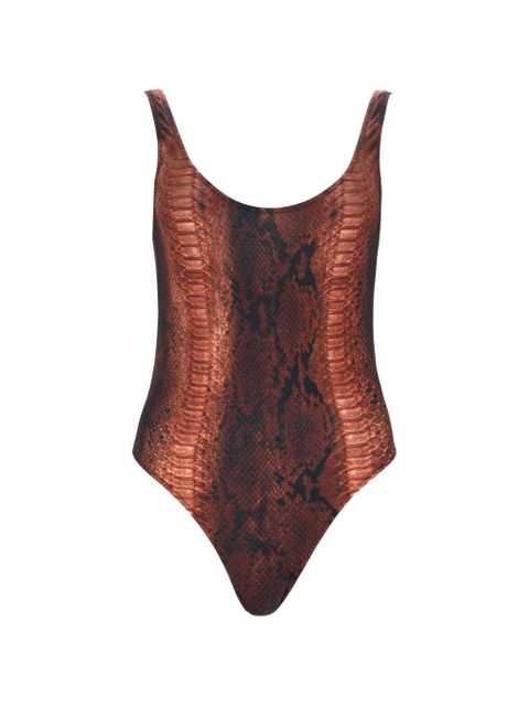 Jean Paul Gaultier printed swimsuit - Brown - zdjęcie produktu nr 1