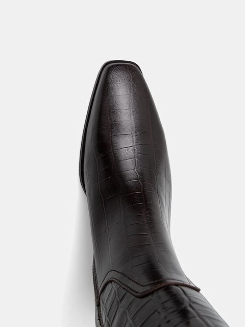 Gant kozaki skórzane Bassotte kolor brązowy na słupku 31581075