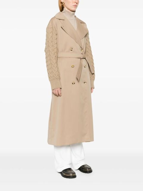 Max Mara water-repellent gabardine trench coat - Brown - zdjęcie produktu nr 2