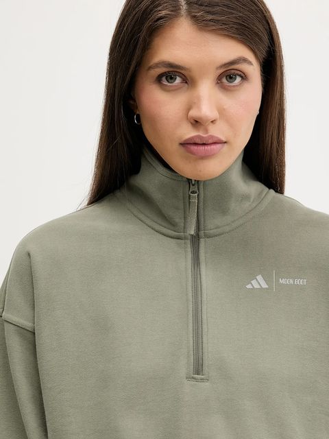 adidas bluza bawełniana adidas x Moon Boot damska kolor zielony z nadrukiem JM1101