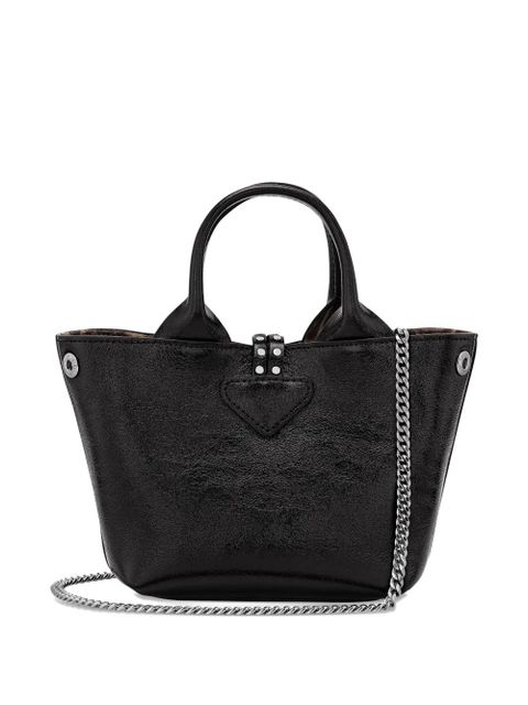 Longchamp Le Roseau studded mini bag - Black