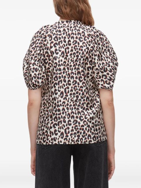 3.1 Phillip Lim animal print V-neck top - Neutrals