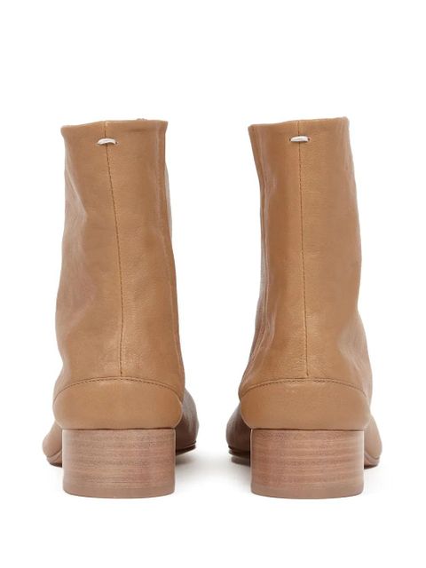 Maison Margiela Tabi 30mm leather ankle boots - Neutrals