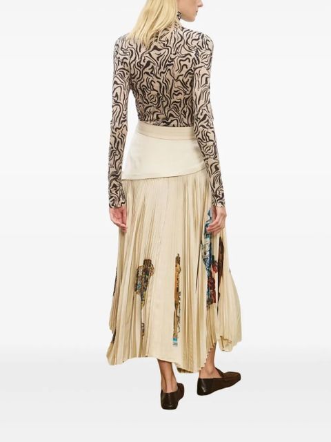 ALEMAIS Orazio pleated skirt - Neutrals - zdjęcie produktu nr 2