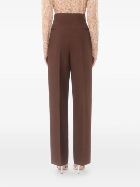 Valentino Garavani British mohair trousers - Brown
