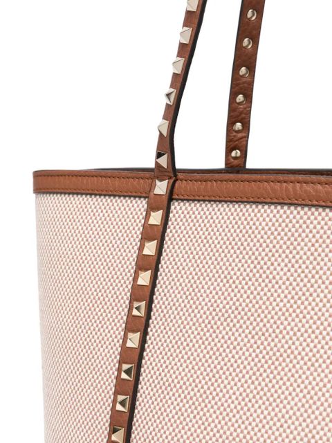 Valentino Garavani stud-embellished tote bag - Brown