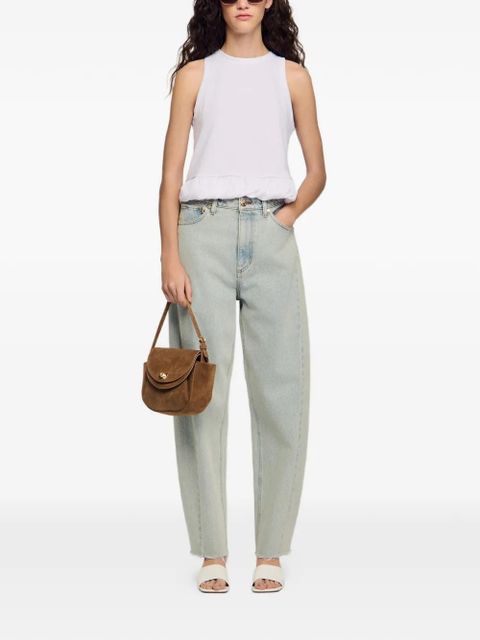 SANDRO ruffled tank top - White - zdjęcie produktu nr 2