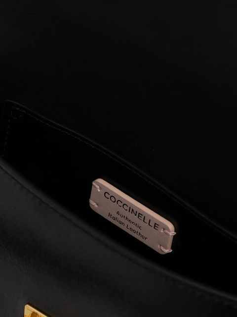 Coccinelle torebka skórzana kolor czarny E5 U4M 52 01 01