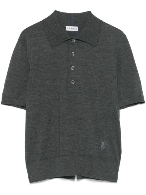 Burberry wool polo top - Grey - zdjęcie produktu nr 1