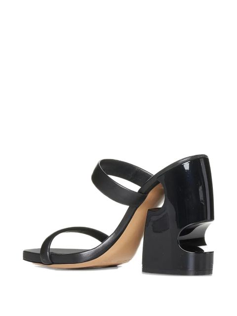 Off-White 120mm Pop Meteor sandals - Black