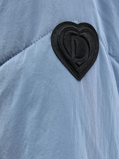 Desigual kurtka LYN kolor niebieski zimowa 25WWEW60