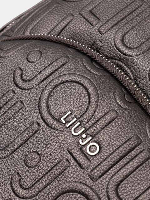 Liu Jo plecak damski kolor brązowy mały wzorzysty AF5157.E0538