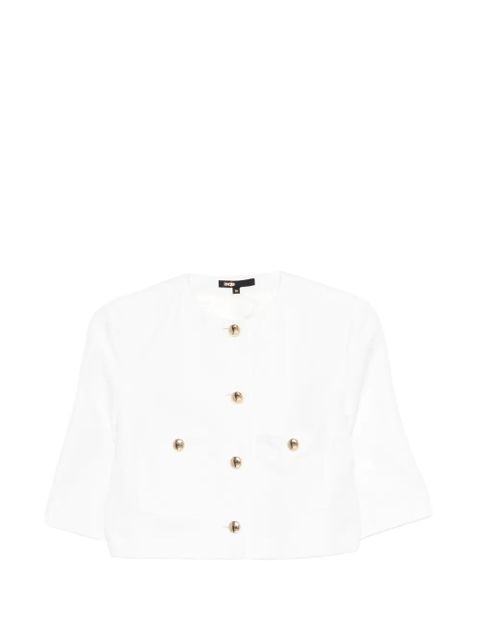 Maje cropped jacket - White - zdjęcie produktu nr 1