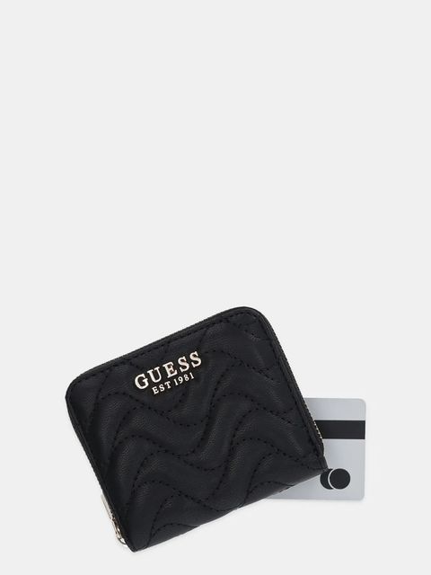Guess portfel MELISANDRA damski kolor czarny SWQG96 53137 - zdjęcie produktu nr 2