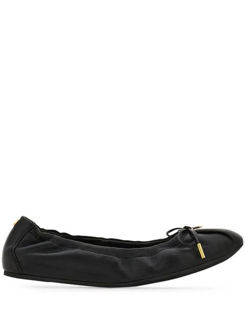 Ferragamo leather ballerina shoes - Black - zdjęcie produktu nr 1