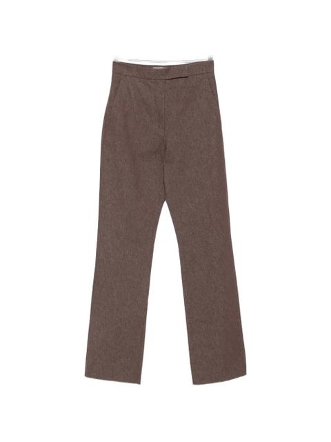 Sportmax button-fastening trousers - Brown - zdjęcie produktu nr 1