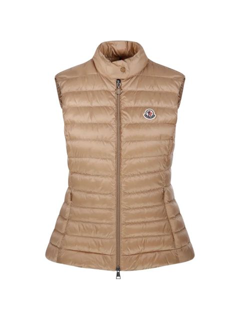 Moncler Igens zipped padded gilet - Brown - zdjęcie produktu nr 1