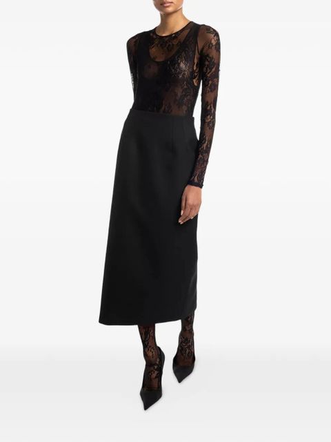 WARDROBE.NYC midi skirt - Black