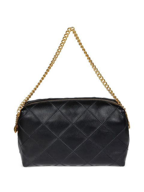 Tory Burch large Fleming chain-strap leather cross-body bag - Black - zdjęcie produktu nr 1