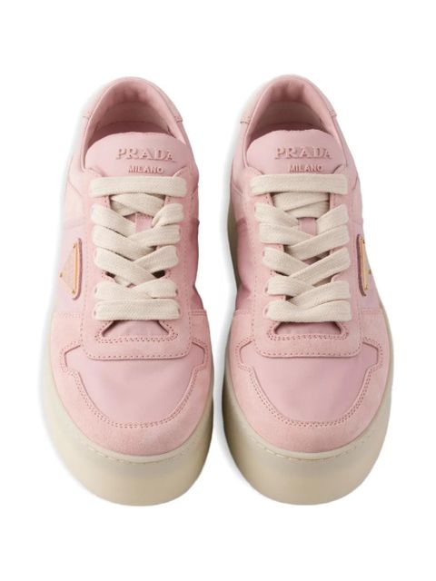 Prada Downtown platform sneakers - Pink