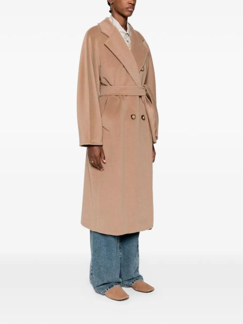 Max Mara Madame 101801 double-breasted belted coat - Brown