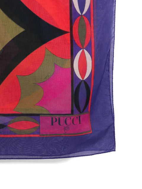 PUCCI abstract-print pareo skirt - Purple - zdjęcie produktu nr 2
