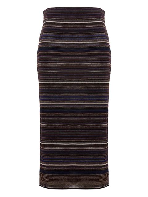 Missoni striped midi skirt - Brown - zdjęcie produktu nr 1